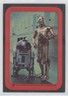 1977 Star Wars Stickers C-3PO R2-D2 #20 0q84
