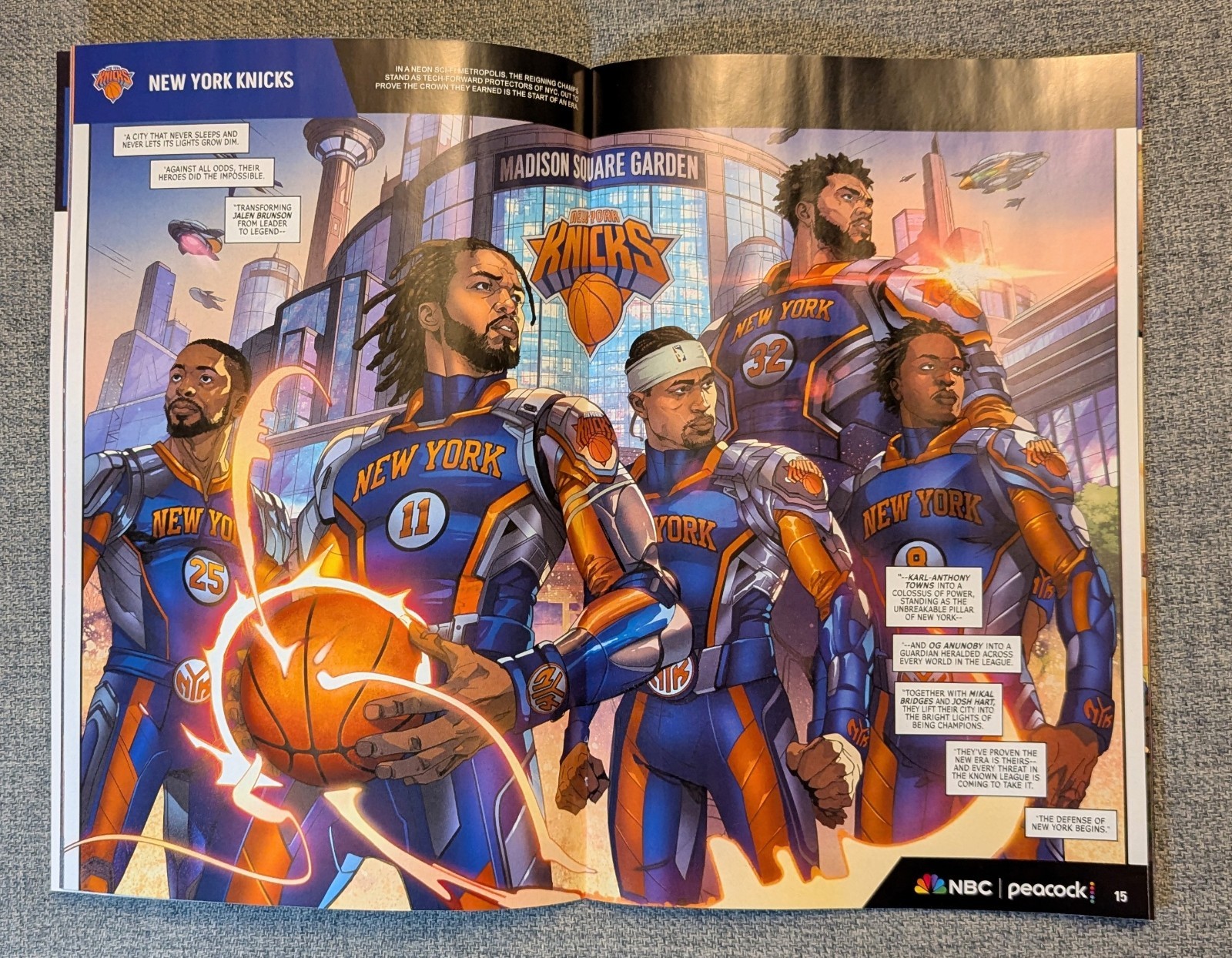 2026 New York Knicks NBA Championship NBC Tip Off Comic - second product detail image