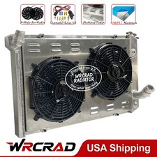 Radiatorshroud 2x12fan For Chevy Corvette Base Stingray 5.7l 7.4l V8 1973-1976