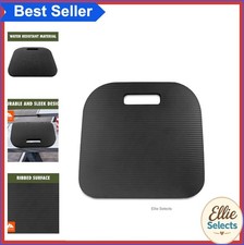 Soft Foam Stadium Seat Cushion Multi Purpose Portable Handle Black Bleacher