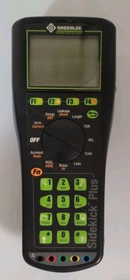 Greenlee 1155-5005 Sidekick Plus Advanced Cable TestMeter, for Parts/Repair