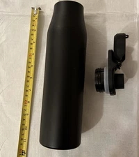ZULU water bottle 26 oz Black Flip Top / Lock Very Clean
