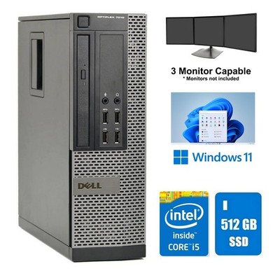 Dell OptiPlex 7010 Desktop Computer SFF Core i5 32GB Ram 512GB SSD Windows 11