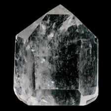 1.6" Crackle Crystal Quartz Tower Point Mineral Specimen Self Standing Brazil