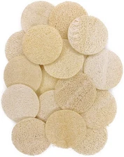 Natural Exfoliating Face Pad Loofah Sponge Facial Brush Makeup Remover Scrubber