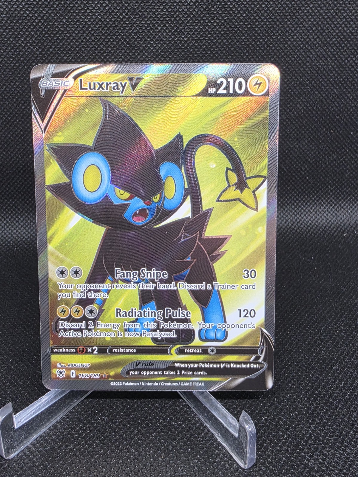 Luxray V (Full Art) - Ultra Rare - SWSH10: Astral Radiance - 168/189 - Pokemon 