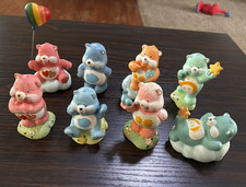 1980  s Designers Collection Care Bears Ceramic Figurines Lot of 8