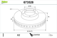 Disque de frein Mazda DEMIO