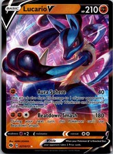 Lucario V Holo Ultra Rare CHP 27/73 NM