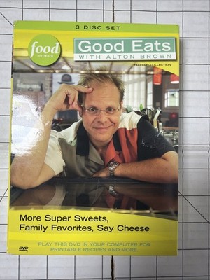 Good Eats Alton Brown 3 DVD Vol 4 More Super Sweets Family Favorites Say Cheese