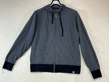 Quikflip Unisex Full-Zip Convertible Backpack Hooded Jacket Size M-L See pics 