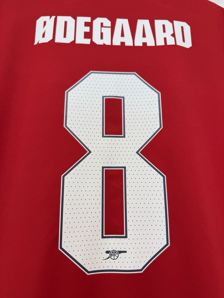 Odegaard #8 Mens LARGE Adidas Arsenal Home UCL Jersey | eBay