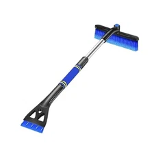 Snow Brush and Ice Scraper for Car - 360° Rotatable Head, Extendable Foldable 