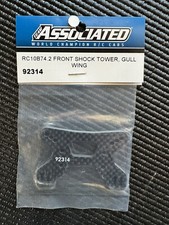 Team Associated RC10B74.2 Carbon Front Shock Tower Gullwing Arm ASC92314