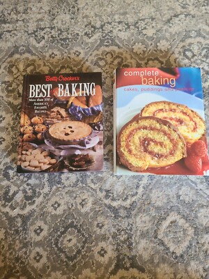 Complete Baking Cookbook, Cakes, Puddings and Pastries & Betty Crocker Best of 