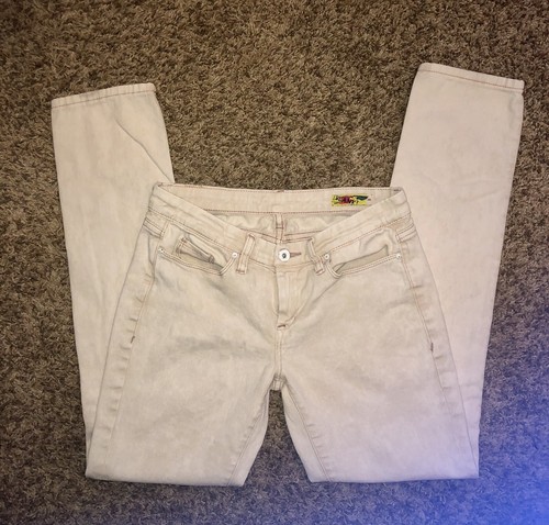 Blank NYC Skinny Distressed White Jeans 
