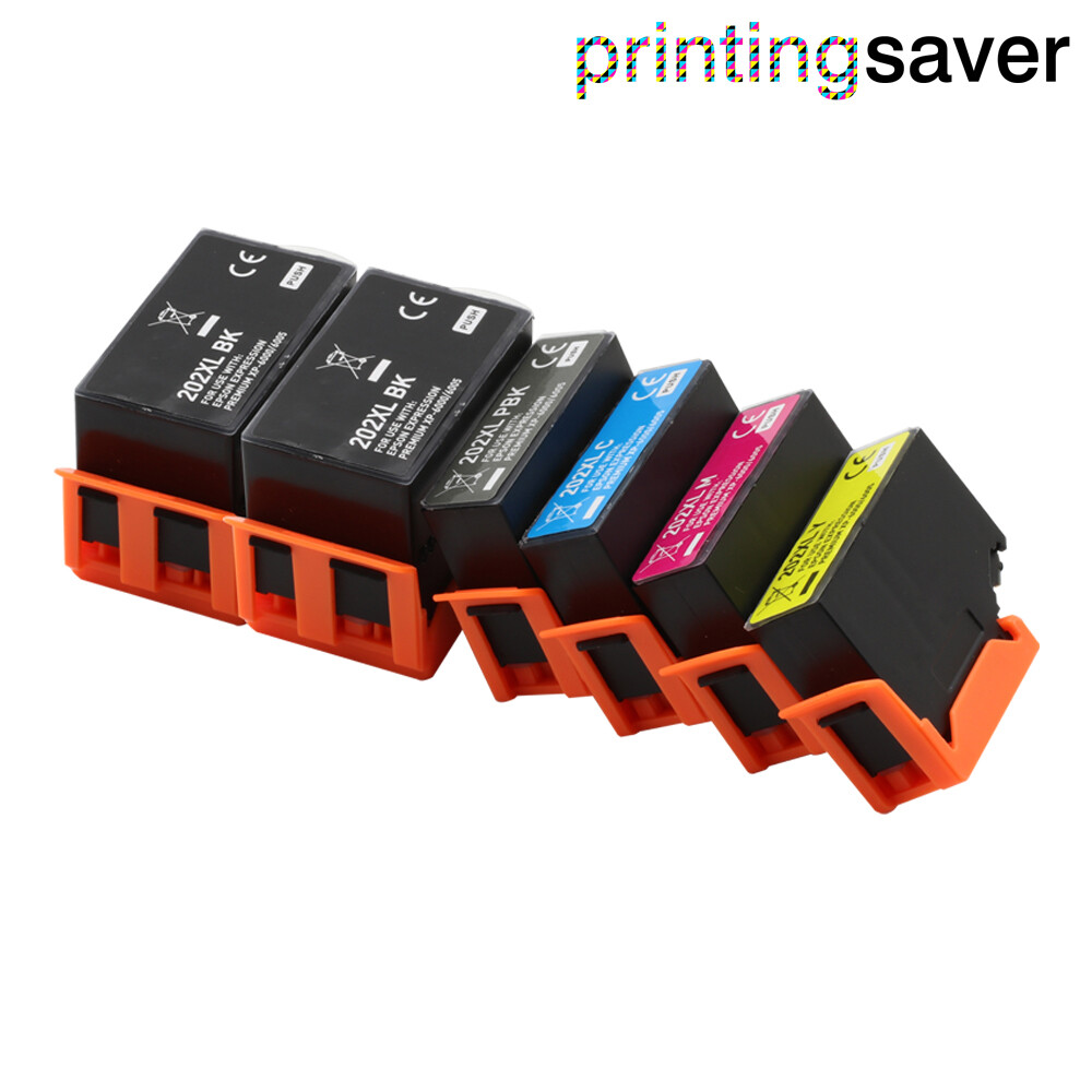 6 Ink Cartridges Nonoem For Epson 202XL Expression XP6000 XP6005