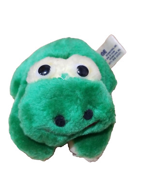 Etone International 1980 Green Frog Toad Plush Bean Bag Toy