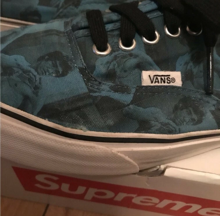 FW13 Supreme x Vans x Bruce Lee authentic pro EU 42 UK 8 US 9 trainers Vintage