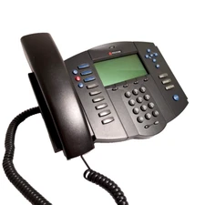 Polycom SoundPoint IP 501 SIP VOIP Desktop Telephone Corded Phone 3 Lines