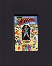 8X10" Matted Art Print DC Comic Book Cover: Supergirl #373 Action Comics