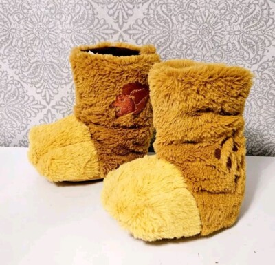 RAR Disney Store König der Löwen Garde Kion Plüsch Slipper Kleinkind 6/7 Jungen Mädchen