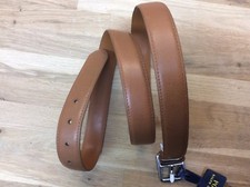 Polo Ralph Lauren Textured Leather Belt Light Tan Size 42