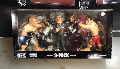 UFC Ultimate Round 5 3-Pack Zuffa Frank Mir & Brock Lesnar & Buffer MMA Figures!