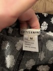 Artisan NY Pants Women's Medium Black White Cropped Capri Boho Wide Leg — photo 2
