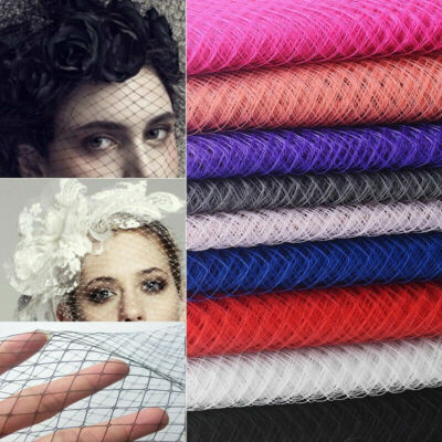 4M Birdcage Veiling Millinery Netting Trimmings Wedding Hat Veil Net Fascinator
