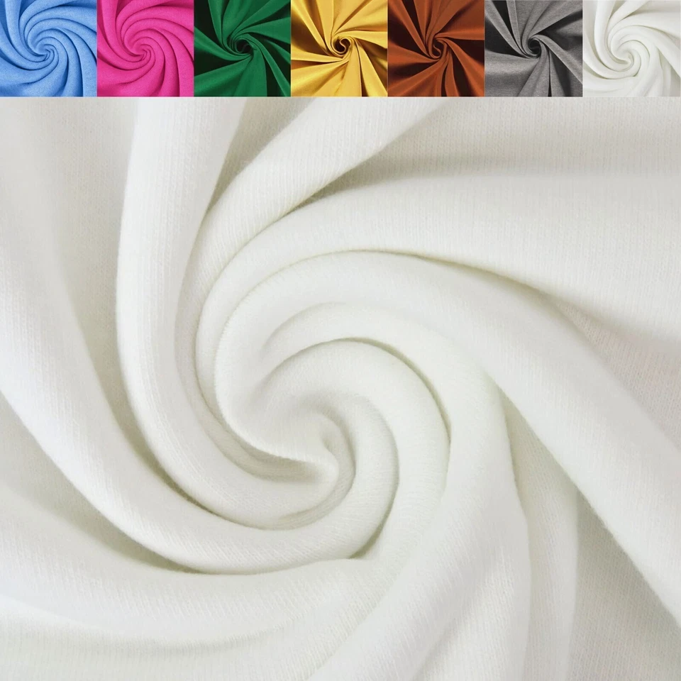 Wintersweat Meterware uni - Sweatshirt Stoff meliert - Sweat Stoff uni *Ab 50cm - Bild 2 von 4