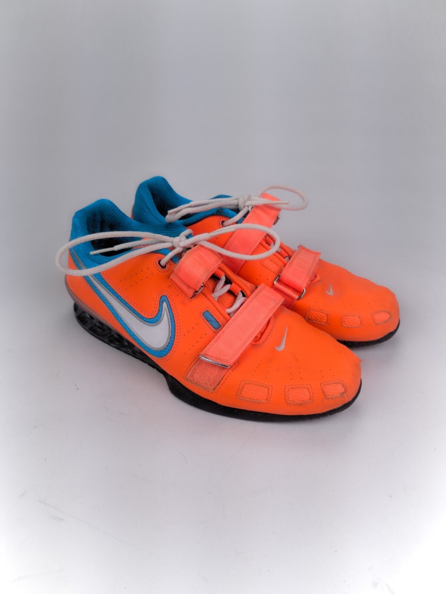NIKE Mens Sz US 13 ROMALEOS 2 Total Orange Blue Lagoon