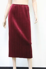SAKS FIFTH AVE WOMENS Velvet Skirt with 2 side Slit