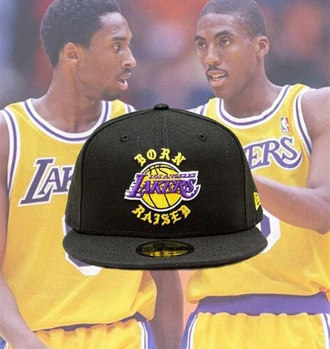 Born x Raised New Era Lakers Snapback Hat Limited Edition
