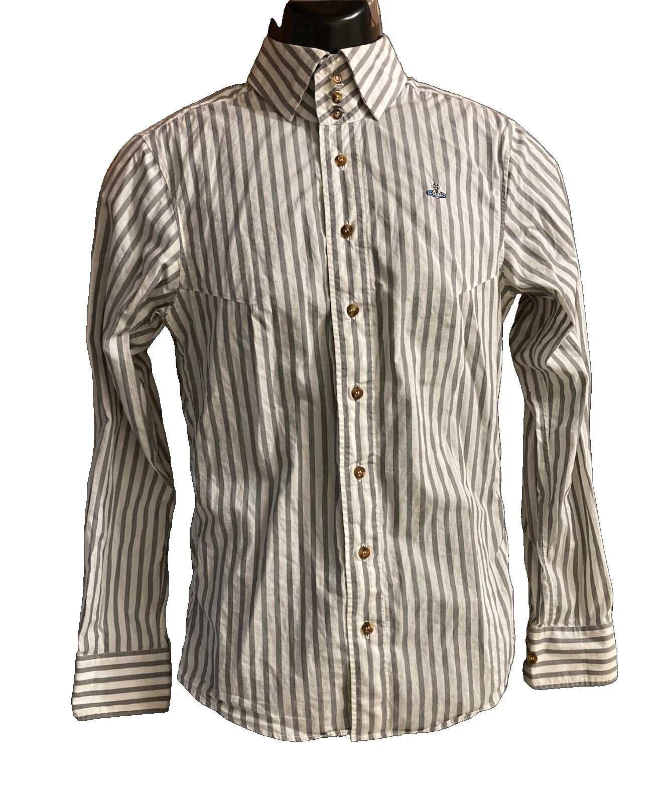 Botón Informal a Rayas Vivienne Westwood-Down Shirts for Men