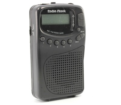 Radio Shack 12-791 AM/FM Stereo Mate Portable Digital Radio | eBay