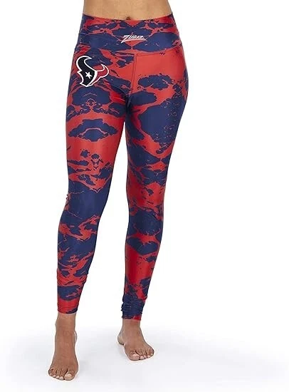 Women's football Lava Legging,  Houston Texans Team Leggings, Game Day Leggings