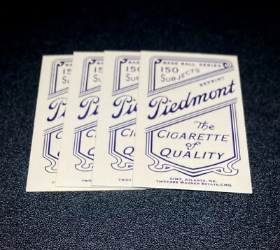 piedmont tobacco cards 1910 Replica Cigarette Pack T206 Honus WAGNER Baseball Card Handmade by Khristore Wrapped in authenticity from 1909 4x REPRINT Honus Wagner T206