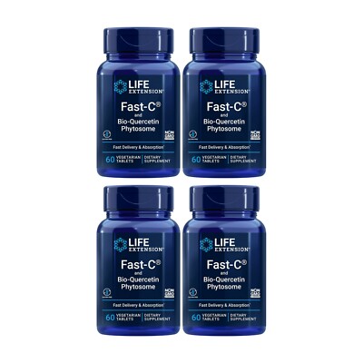 Life Extension Fast-C & Bio-Quercetin Phytosome Optimum Immune Support 60 Tablet