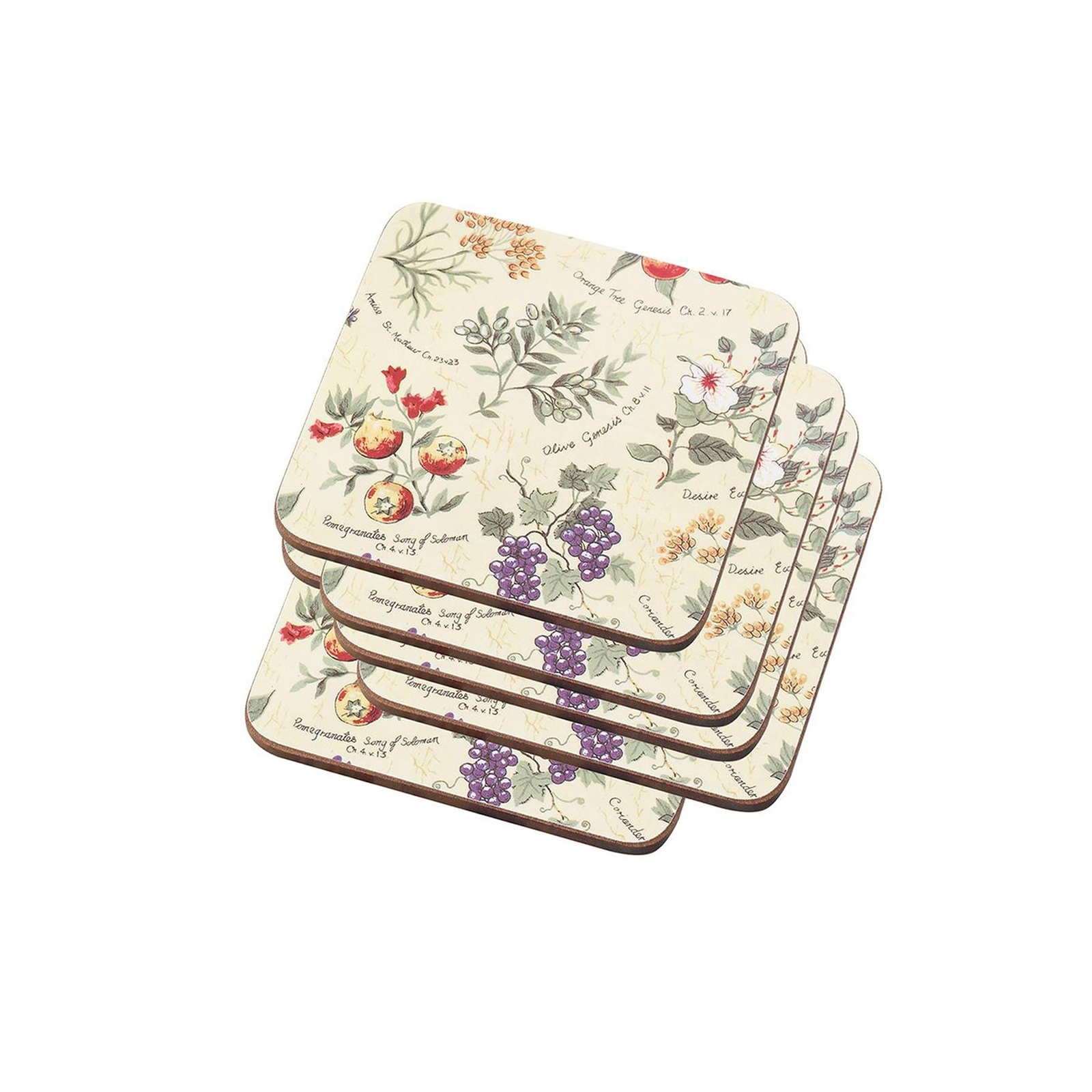 Eddingtons Inspirations Cork Backed Coasters - 6 Pack Coasters