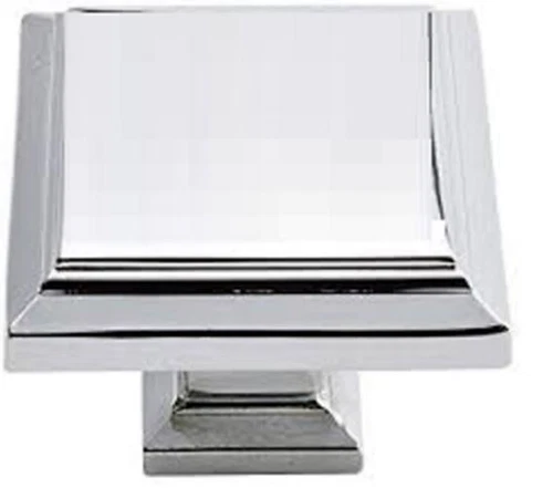 Atlas Homewares 289-CH Sutton Place Collection 1.25-Inch Square Knob Polished - Picture 2 of 2
