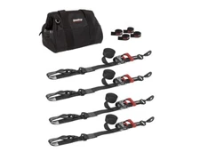 SpeedStrap UTV/SXS Kit 1.5″ Black Strap Ratchet Tie-Down Kit W/ Tool Bag