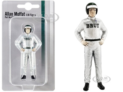 ALLAN MOFFAT ''BRUT RACING'' DRIVER FIGURE FOR 1/18 SCALE CAR MODELS ACME A1800120
