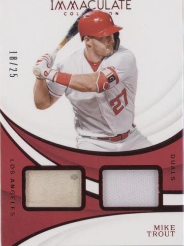 immaculate2019 トラウトジャージ&グローブカード/25 2019 Immaculate collection mike trout logo relic /25 | eBay