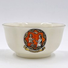VINTAGE W.H. GOSS CRESTED CHINA MODEL OF BOWL - HONITON CREST