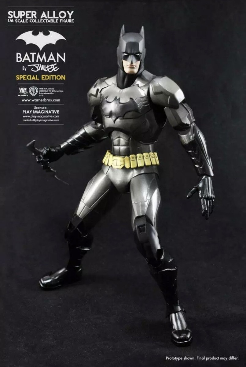 Batman 1/6 Scale Action Figure Jim Lee SuperAlloy Glossy SE Signed