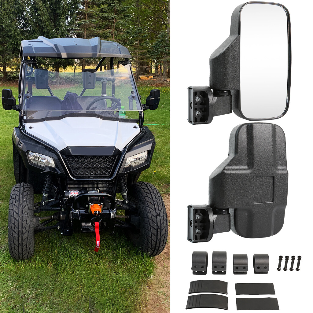 Honda Pioneer 1000-5 Accessories UTV ATV Rearview Side Mirror 1.75 2 Roll Bar Cage For Polaris RZR 800 S 1000 E Large Mirror - Foto 11
