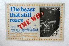 The WHO Beast That Still Roars December 1979 unpeeled STICKER & Bonus  #717