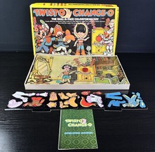 Vintage Colorforms TWISTO CHANGE-O Dial-a-Face Set 1972