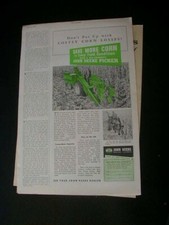 RARE lot of 11 John Deere farm implement magazine print ads 1954-1957